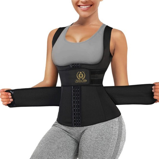 Indelible X Karinalily FULL VEST Double Waist Cincher