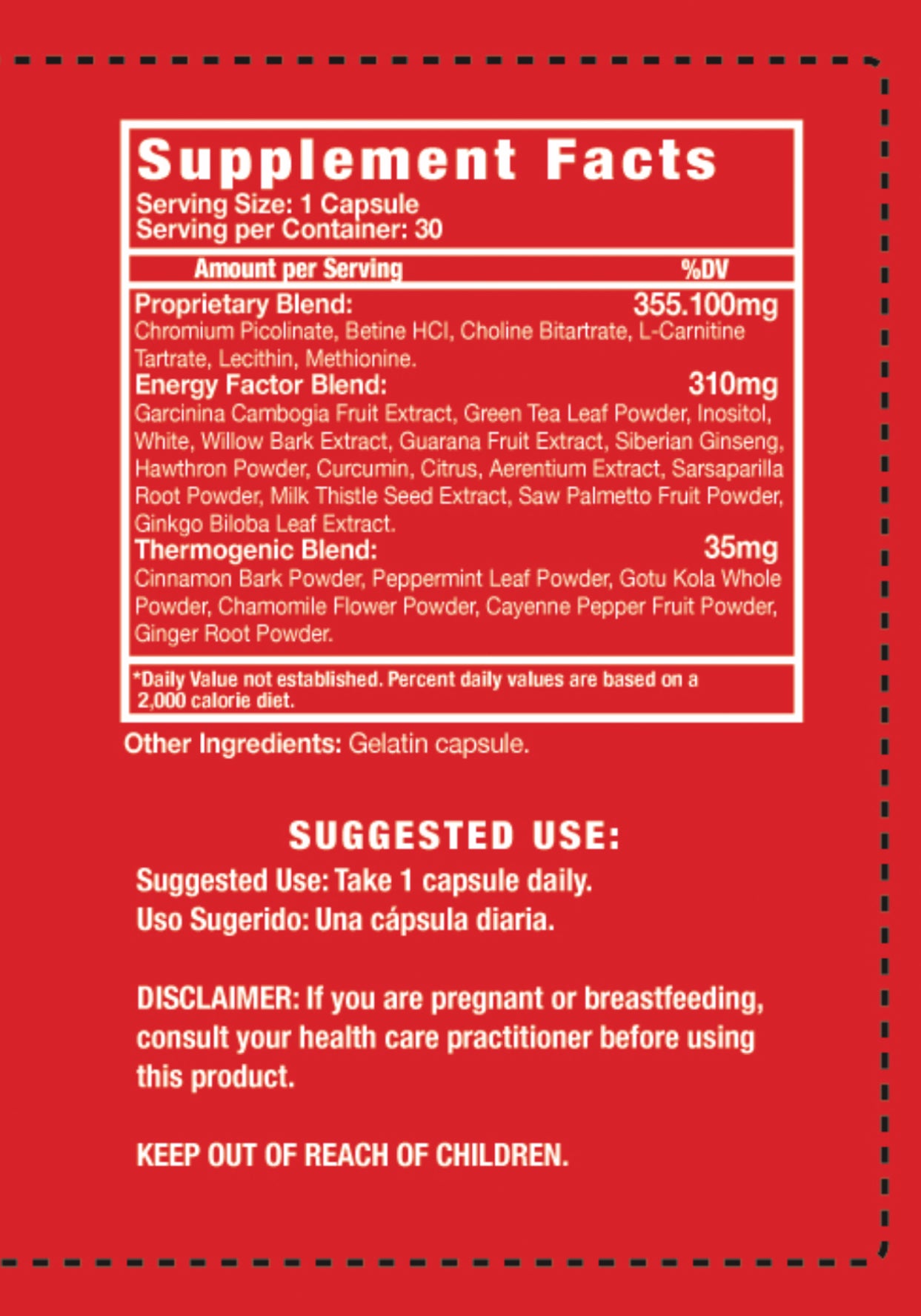 Fat Burner Quema Grasa (Capsules)