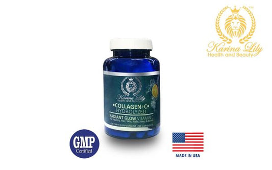 Radiant Glow Hydrolyzed Collagen with Vitamin C (Pills or Powder)