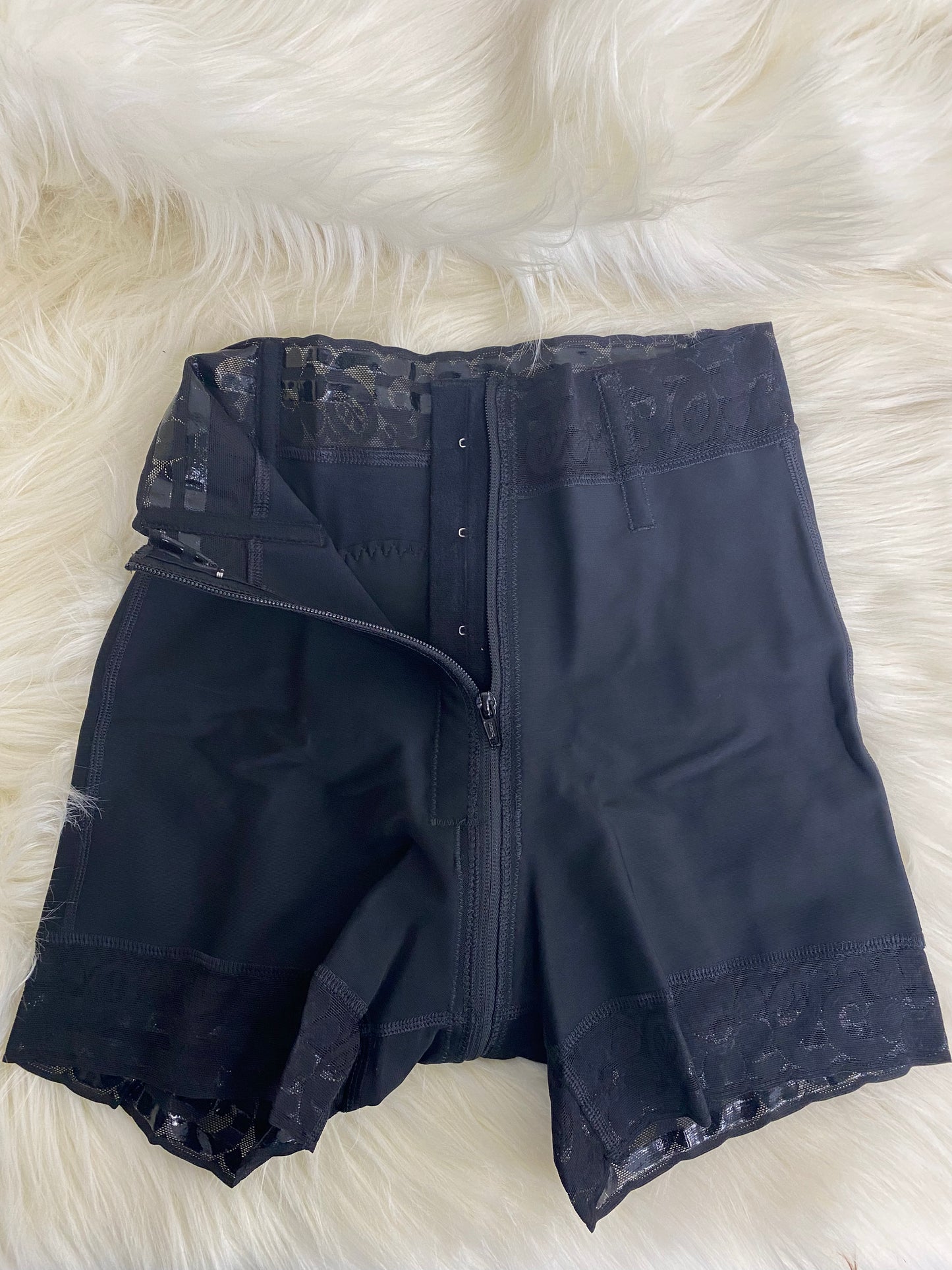 Butt lifter shorts Zipper Colombian Shorts with Buttlifter