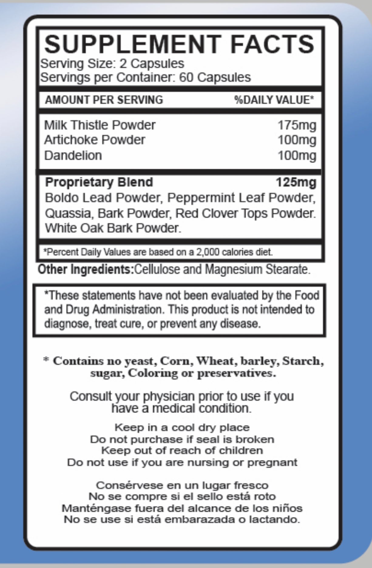 Detox 2 Liver Flush Pills