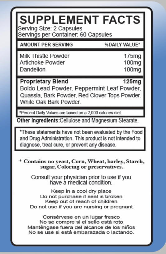 Detox 2 Liver Flush Pills