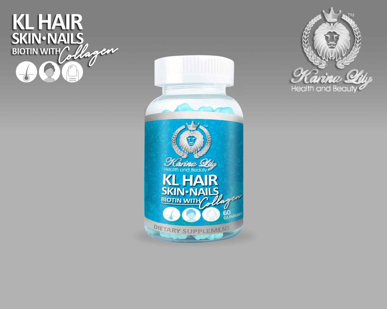 KL HAIR, SKIN, NAILS D-BIOTIN PILLS