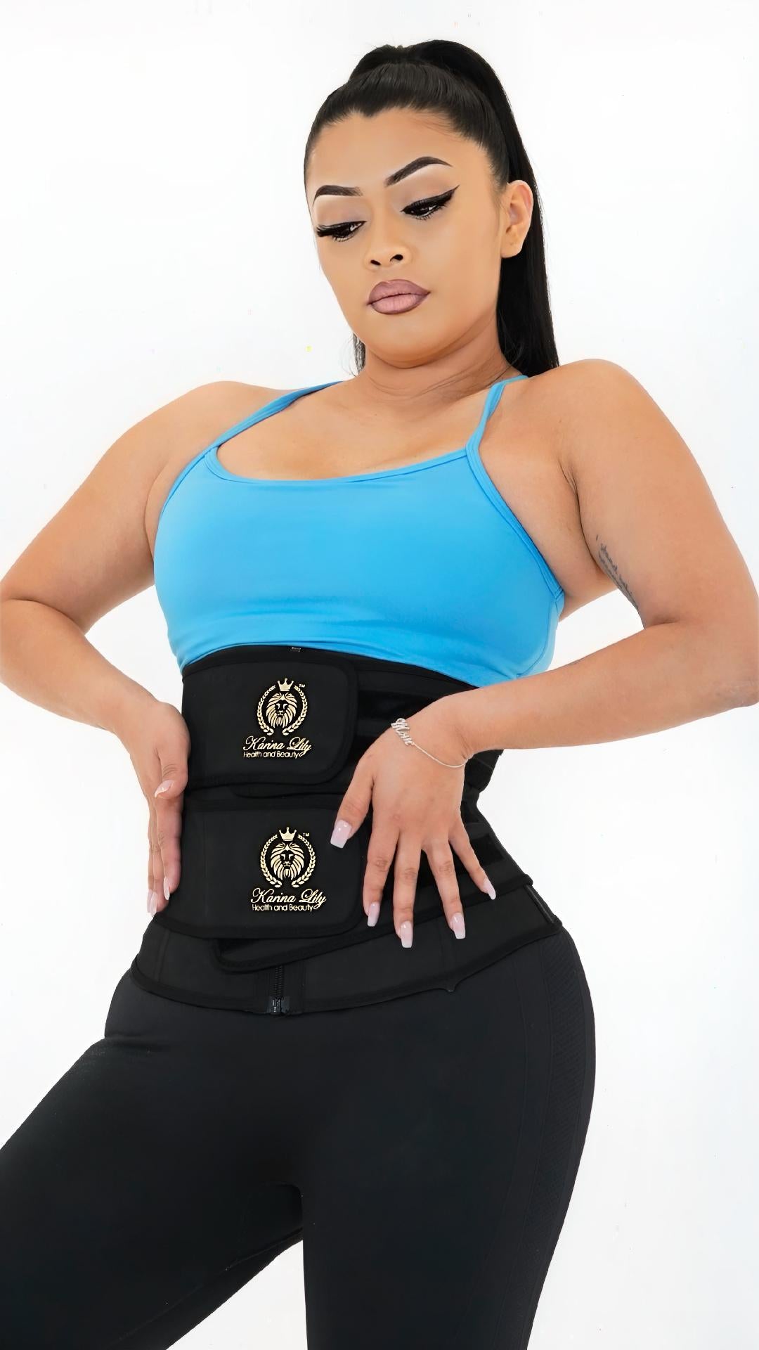 Indelible X Karinalily Double Waist Cincher with Zipper