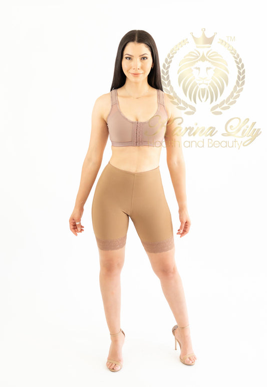 High Waist Colombian Shorts with Buttlifter (Karina Lily Collection)