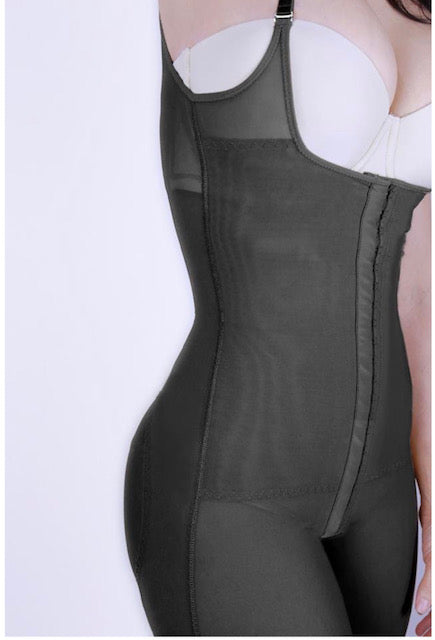 Honey Lily Women's Body Shapewear Tummy Control Body Shaper Fajas- Acacia  (Plus): Beige - Honey Lily
