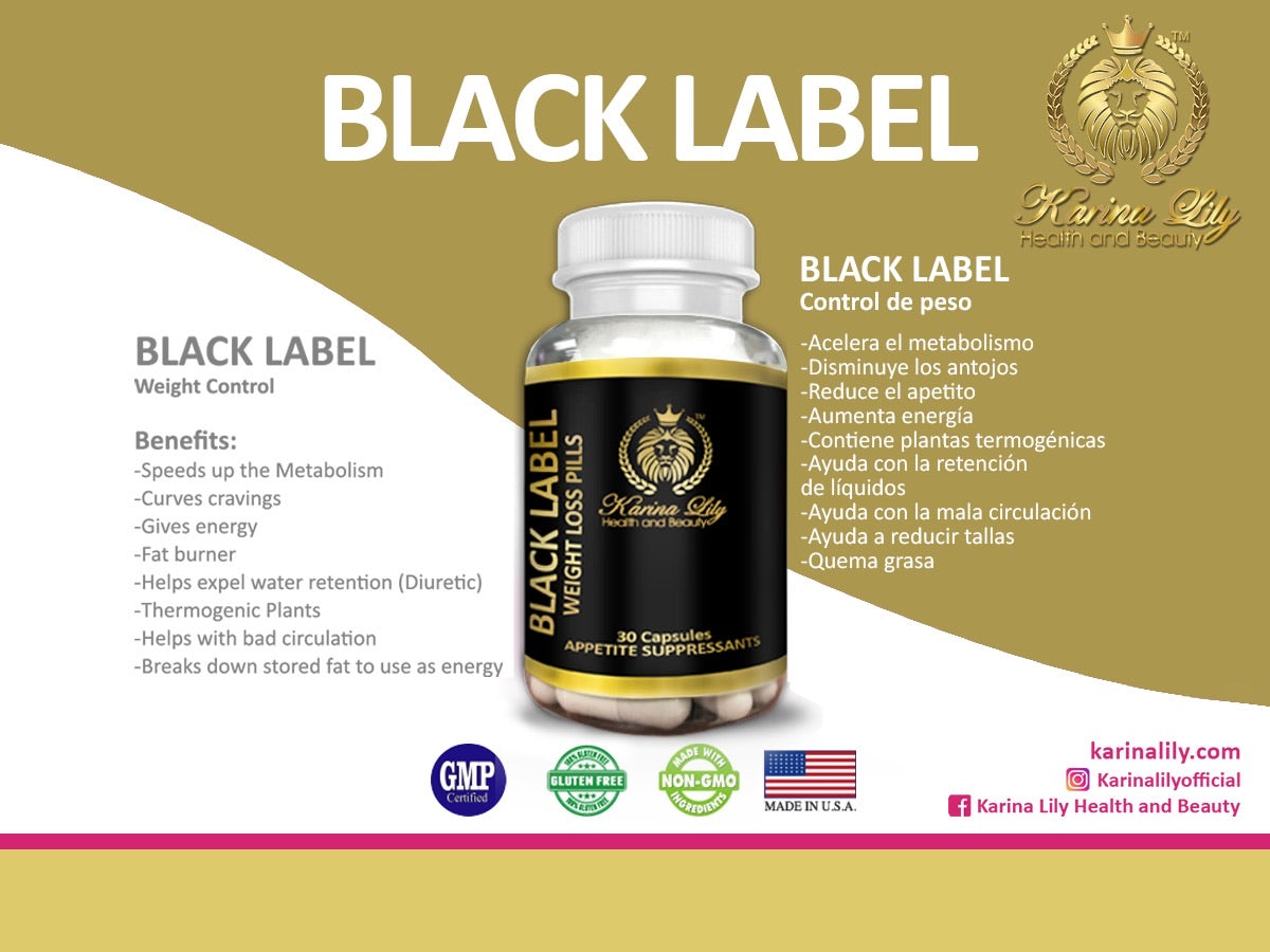 Karinalily Black Label Pills Karina Lily Health and Beauty